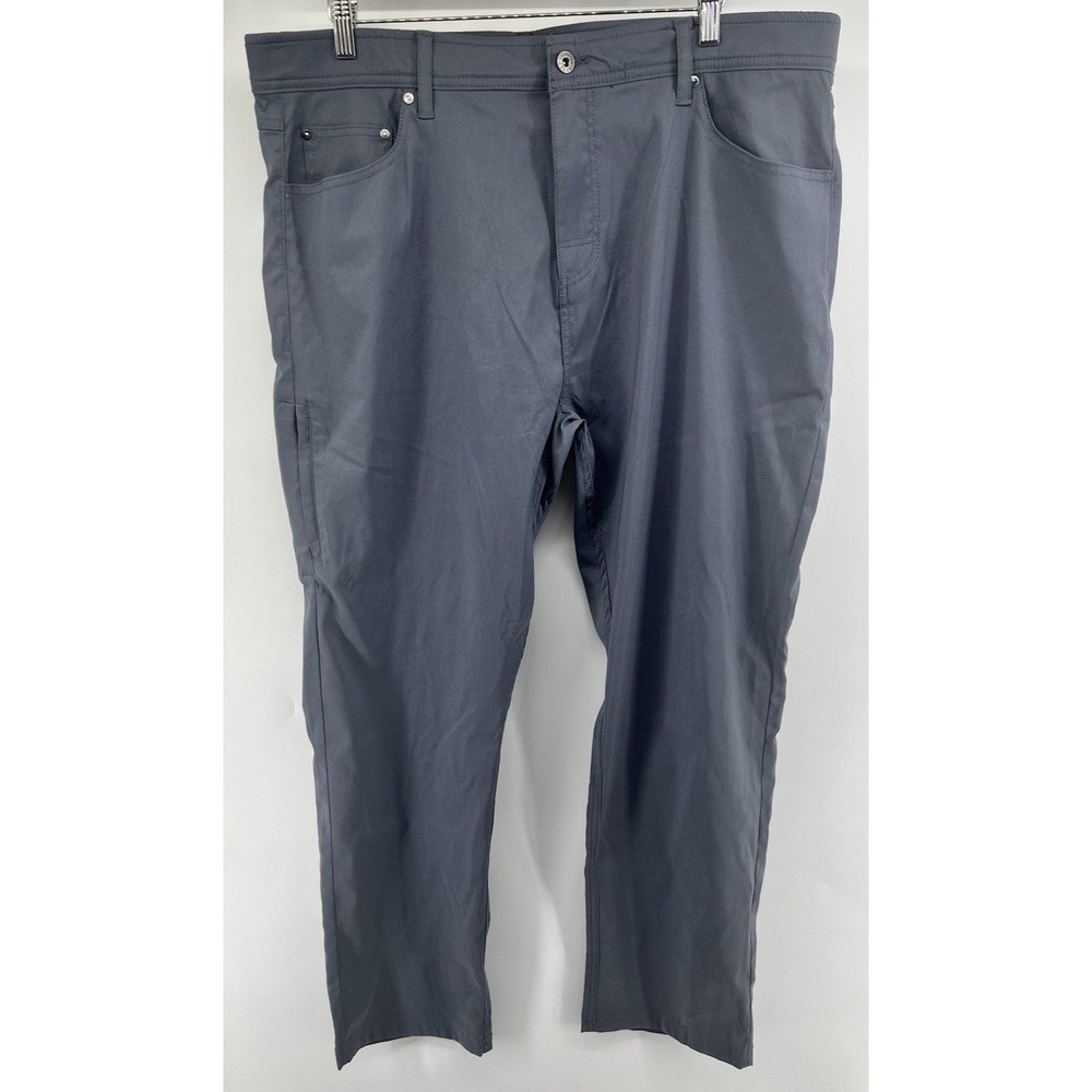 Gerry Mens Venture Relaxed Fit Pants Dark Gray/Blue Tagged 40/32 Actual 41/31